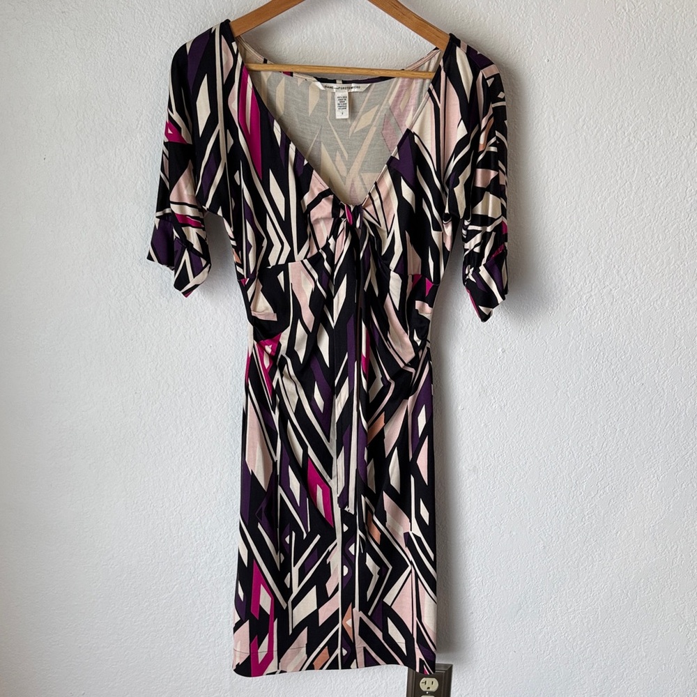 DVF 100%‎ Silk Printed Dress